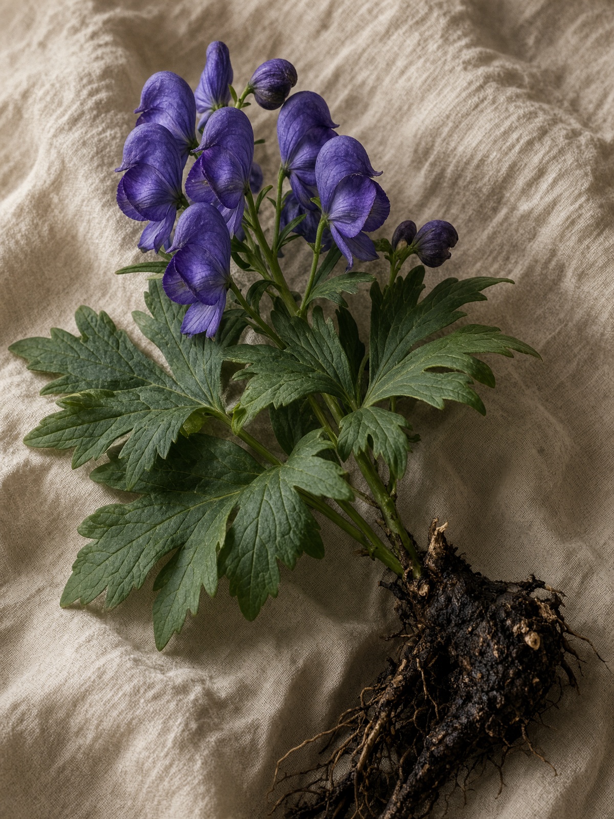 Aconite (prepared fu zi) (Aconitum carmichaelii)