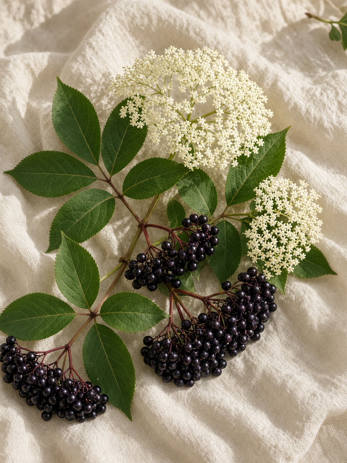 Black elder (Sambucus nigra)