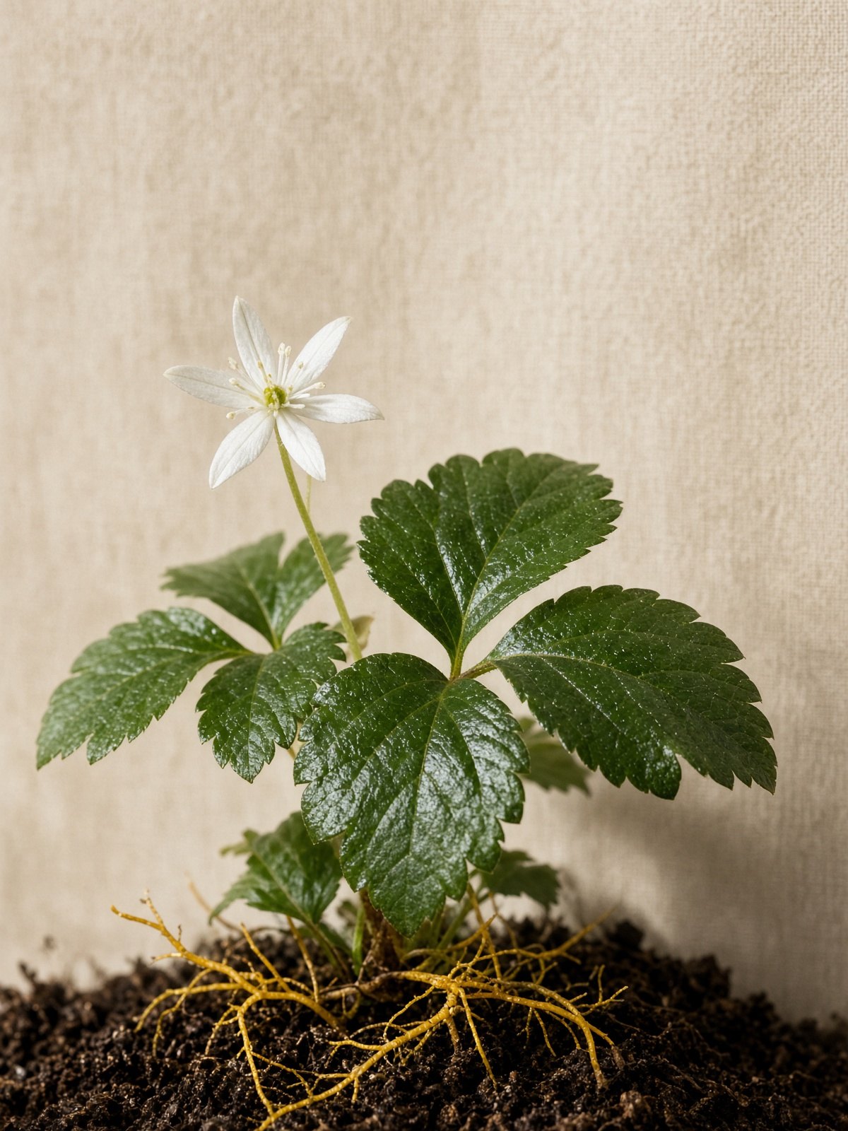 Chinese goldthread (Coptis chinensis)