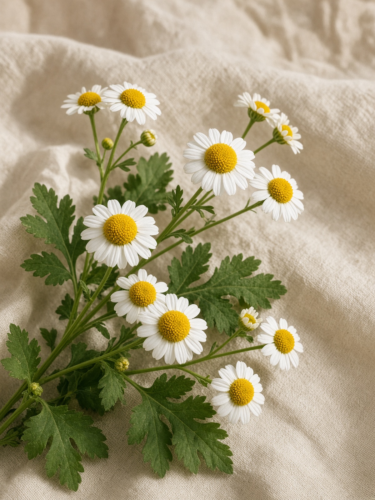 Feverfew (Tanacetum parthenium)