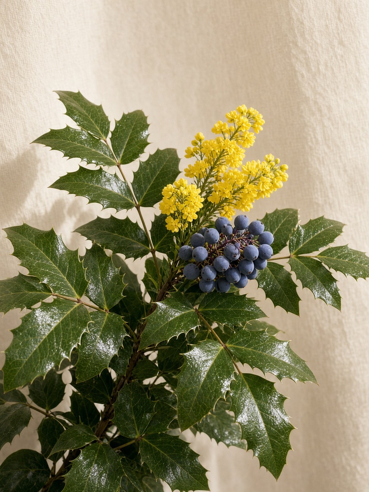 Oregon grape (Mahonia aquifolium)