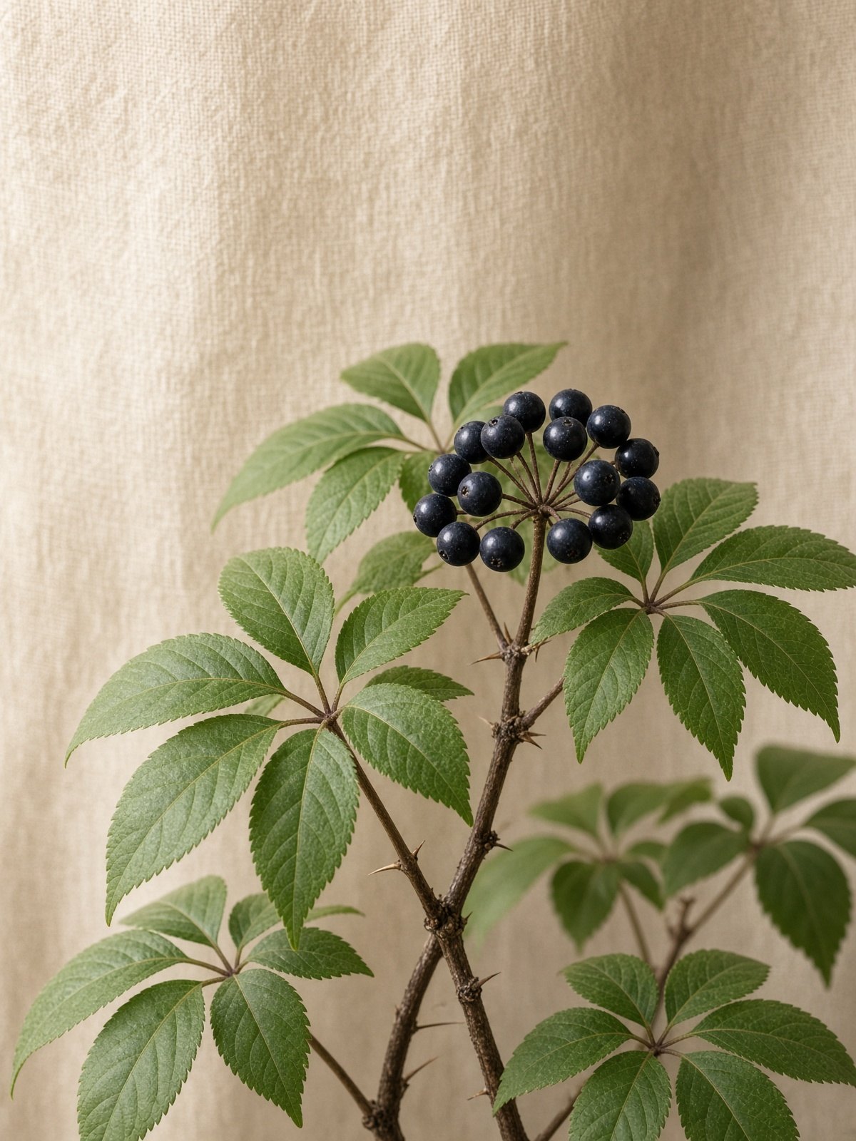 Siberian ginseng (Eleutherococcus senticosus)