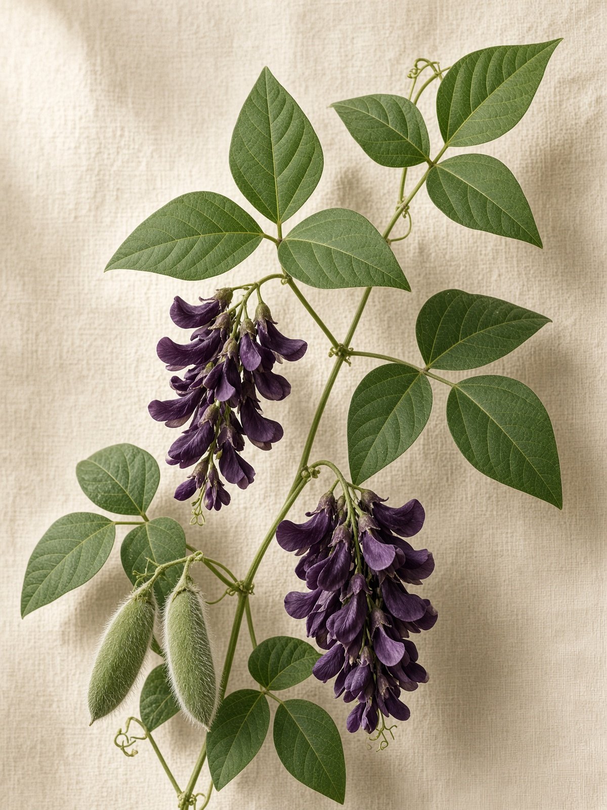 Velvet bean (Mucuna pruriens)